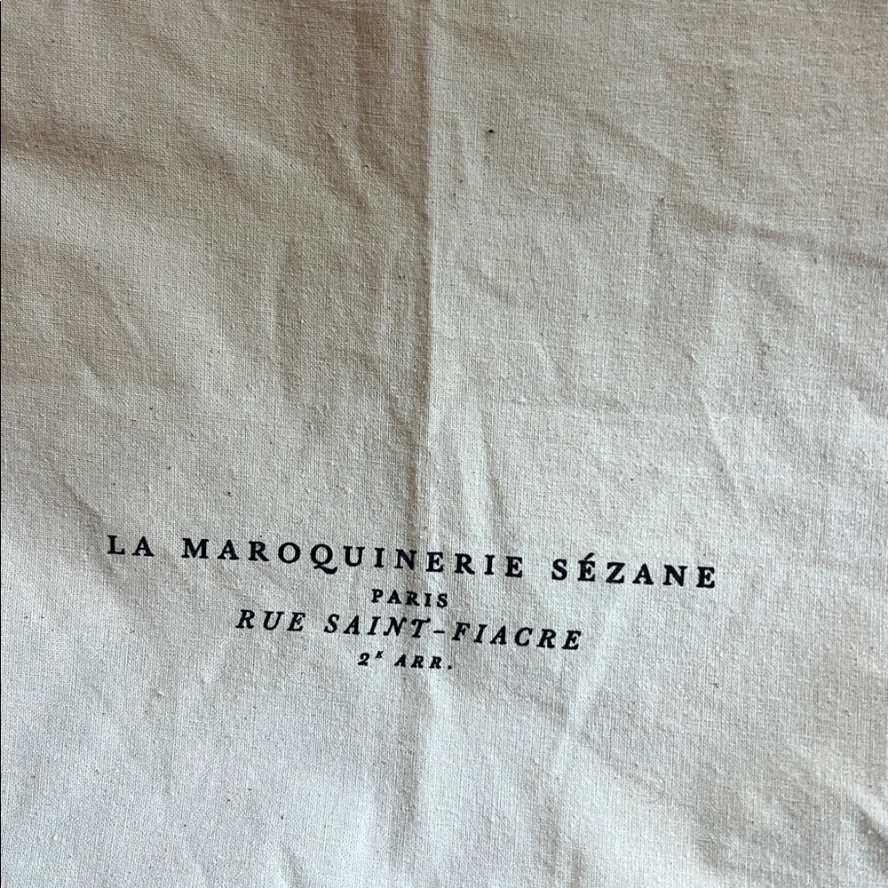 Sezane Justine Basket bag with navy - Picture 5 of 14